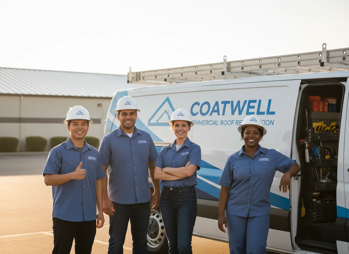 Commercial roof coating company in Jenks, OK